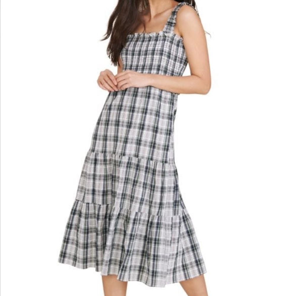 Veronica Beard Ziada Plaid Dress